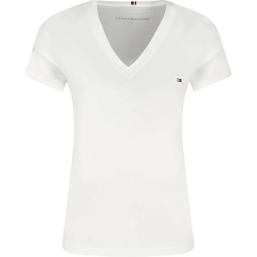 Tommy Hilfiger T-shirt HERITAGE | Regular Fit ze sklepu Gomez Fashion Store w kategorii Bluzki damskie - zdjęcie 184355076