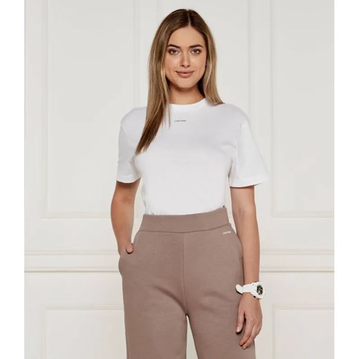 Calvin Klein T-shirt | Regular Fit ze sklepu Gomez Fashion Store w kategorii Bluzki damskie - zdjęcie 184355179
