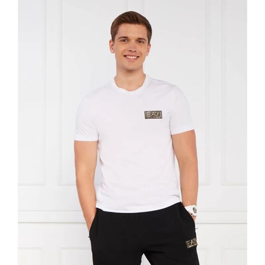 EA7 T-shirt | Regular Fit ze sklepu Gomez Fashion Store w kategorii T-shirty męskie - zdjęcie 184355209