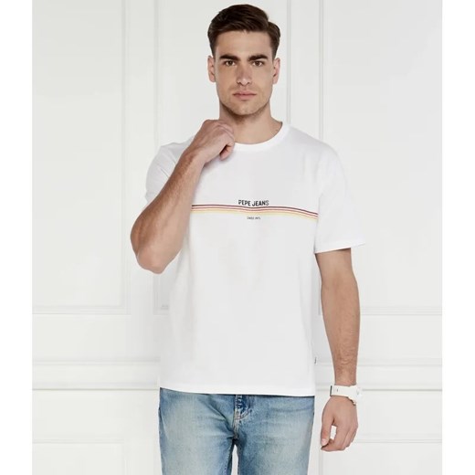 Pepe Jeans London T-shirt | Regular Fit ze sklepu Gomez Fashion Store w kategorii T-shirty męskie - zdjęcie 184355235