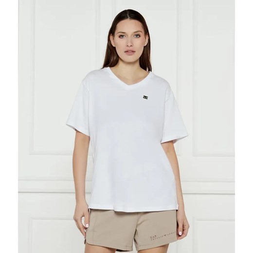 EA7 T-shirt | Regular Fit ze sklepu Gomez Fashion Store w kategorii Bluzki damskie - zdjęcie 184355256