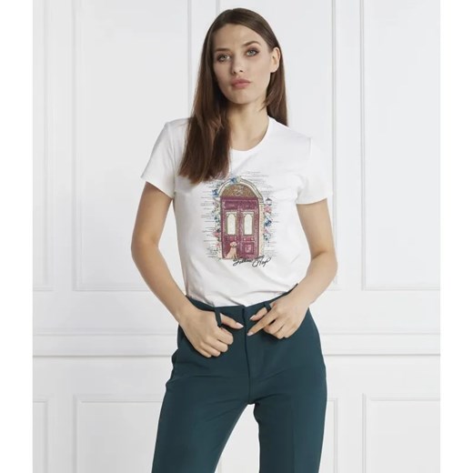 Liu Jo T-shirt | Regular Fit ze sklepu Gomez Fashion Store w kategorii Bluzki damskie - zdjęcie 184355265