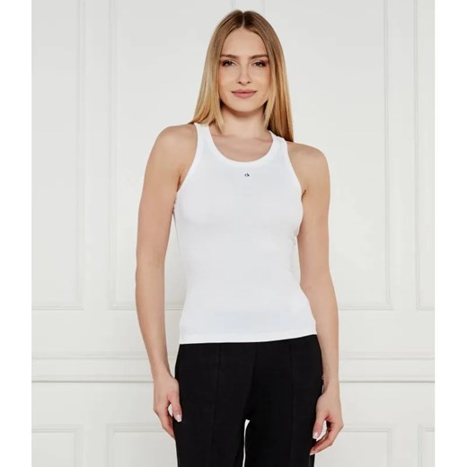 Calvin Klein Top | Slim Fit ze sklepu Gomez Fashion Store w kategorii Bluzki damskie - zdjęcie 184355277