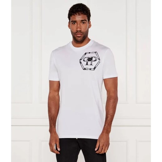 Philipp Plein T-shirt Hexagon | Regular Fit ze sklepu Gomez Fashion Store w kategorii T-shirty męskie - zdjęcie 184355376