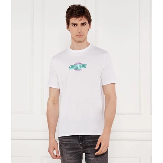 Guess Jeans T-shirt SUNSET | Slim Fit ze sklepu Gomez Fashion Store w kategorii T-shirty męskie - zdjęcie 184355397