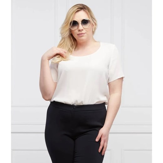 Persona by Marina Rinaldi Bluzka BELLA Plus size| Regular Fit | | z dodatkiem jedwabiu ze sklepu Gomez Fashion Store w kategorii Bluzki damskie - zdjęcie 184355398