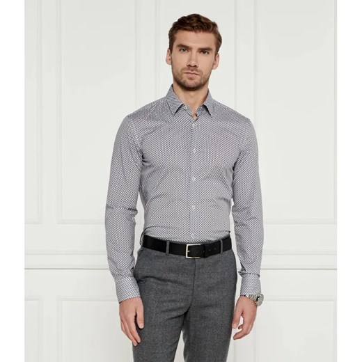 BOSS BLACK Koszula H HANK s kent C1 | Slim Fit ze sklepu Gomez Fashion Store w kategorii Koszule męskie - zdjęcie 184355418