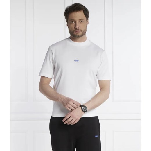 Hugo Blue T-shirt Nieros | Regular Fit ze sklepu Gomez Fashion Store w kategorii T-shirty męskie - zdjęcie 184355496
