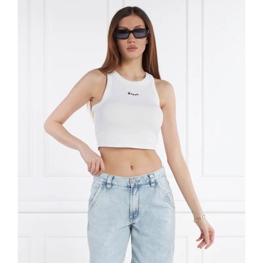 BOSS ORANGE Top C_Evest | Cropped Fit ze sklepu Gomez Fashion Store w kategorii Bluzki damskie - zdjęcie 184355499