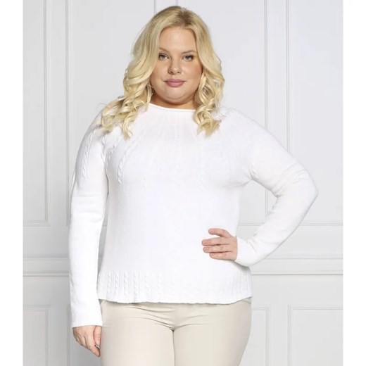 Persona by Marina Rinaldi Sweter AIRONE plus size | Regular Fit | z dodatkiem wełny i kaszmiru ze sklepu Gomez Fashion Store w kategorii Swetry damskie - zdjęcie 184355508