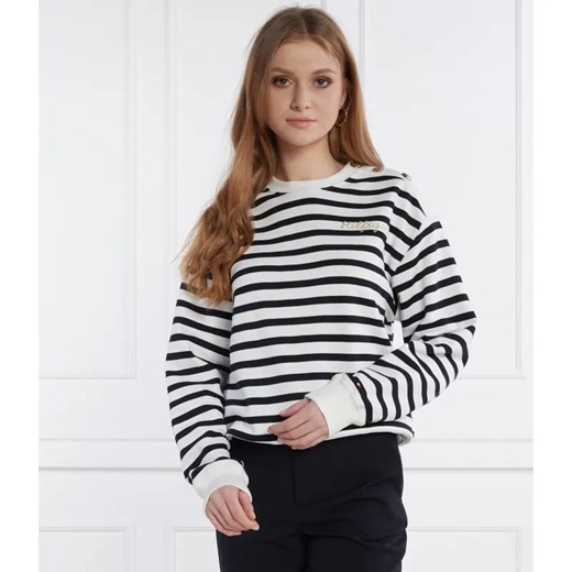 Tommy Hilfiger Bluza GOLD BUTTON | Regular Fit ze sklepu Gomez Fashion Store w kategorii Bluzy damskie - zdjęcie 184355519
