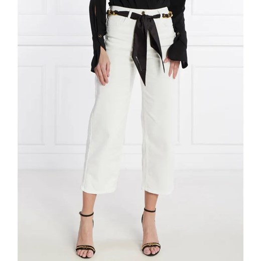 Elisabetta Franchi Jeansy | Cropped Fit | high waist Elisabetta Franchi 29 wyprzedaż Gomez Fashion Store