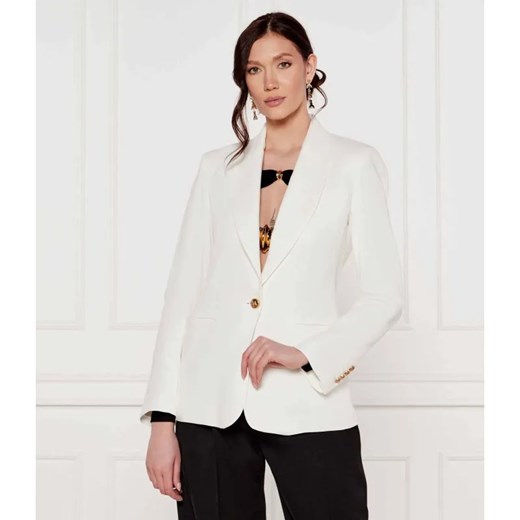 Elisabetta Franchi Marynarka | Regular Fit | z dodatkiem lnu ze sklepu Gomez Fashion Store w kategorii Marynarki damskie - zdjęcie 184355677