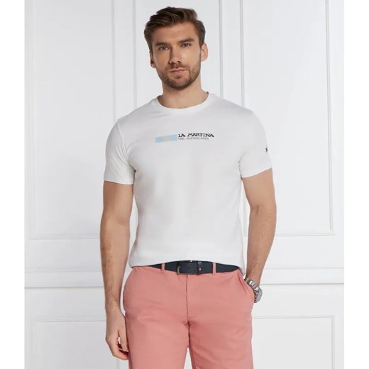 La Martina T-shirt | Regular Fit ze sklepu Gomez Fashion Store w kategorii T-shirty męskie - zdjęcie 184355696