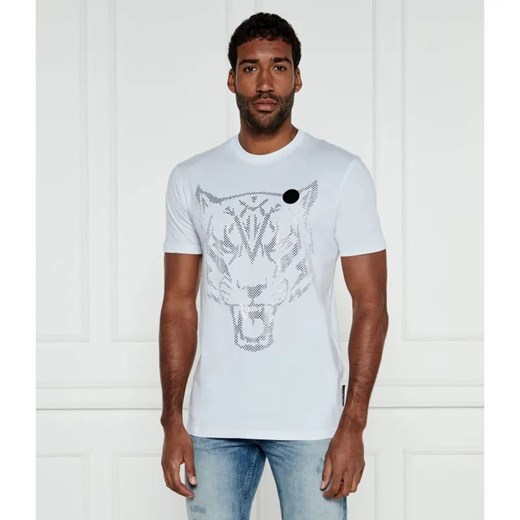 Plein Sport T-shirt Lamina Tiger | Loose fit ze sklepu Gomez Fashion Store w kategorii T-shirty męskie - zdjęcie 184355728