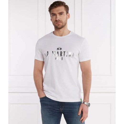 La Martina T-shirt | Regular Fit ze sklepu Gomez Fashion Store w kategorii T-shirty męskie - zdjęcie 184355765