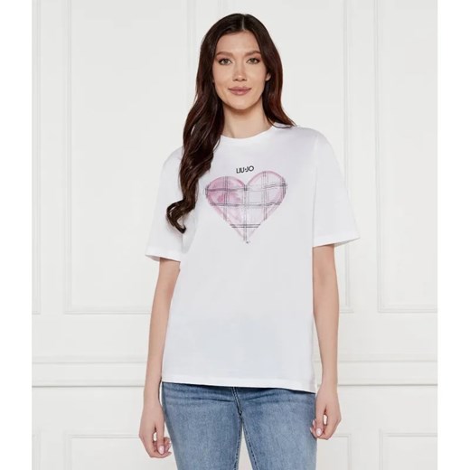 Liu Jo T-shirt | Regular Fit ze sklepu Gomez Fashion Store w kategorii Bluzki damskie - zdjęcie 184355769