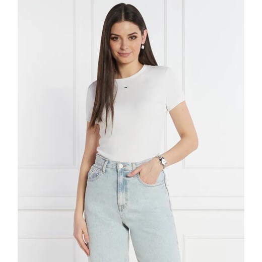 Tommy Jeans T-shirt | Slim Fit ze sklepu Gomez Fashion Store w kategorii Bluzki damskie - zdjęcie 184355775