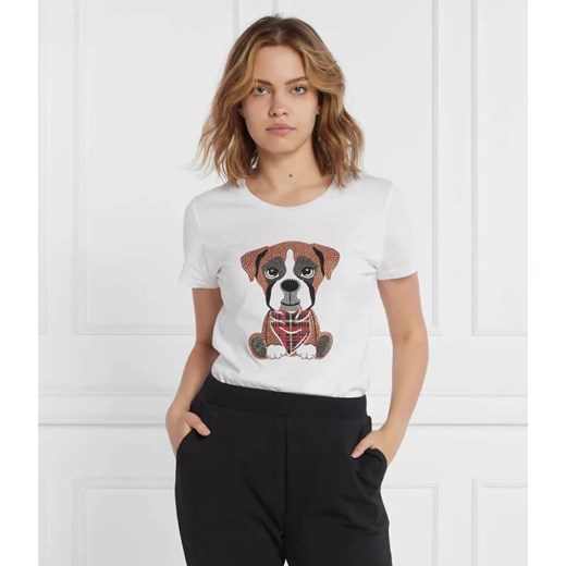 Liu Jo T-shirt | Regular Fit ze sklepu Gomez Fashion Store w kategorii Bluzki damskie - zdjęcie 184355795