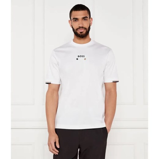 BOSS GREEN T-shirt TEE BOSS OPEN 25 | Regular Fit | stretch ze sklepu Gomez Fashion Store w kategorii T-shirty męskie - zdjęcie 184355816