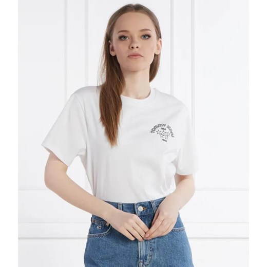 Tommy Jeans T-shirt BXY RETRO | Relaxed fit ze sklepu Gomez Fashion Store w kategorii Bluzki damskie - zdjęcie 184355846