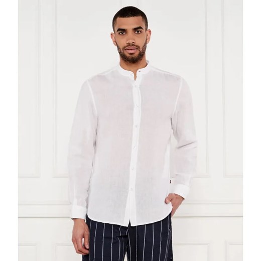 BOSS ORANGE Lniana koszula Race_1_M | Regular Fit ze sklepu Gomez Fashion Store w kategorii Koszule męskie - zdjęcie 184355905