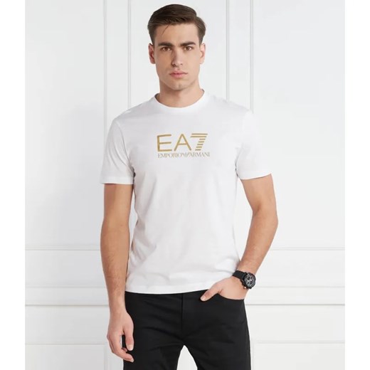 EA7 T-shirt | Regular Fit ze sklepu Gomez Fashion Store w kategorii T-shirty męskie - zdjęcie 184355926