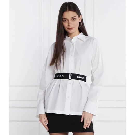 HUGO Koszula Etena | Regular Fit ze sklepu Gomez Fashion Store w kategorii Koszule damskie - zdjęcie 184355937