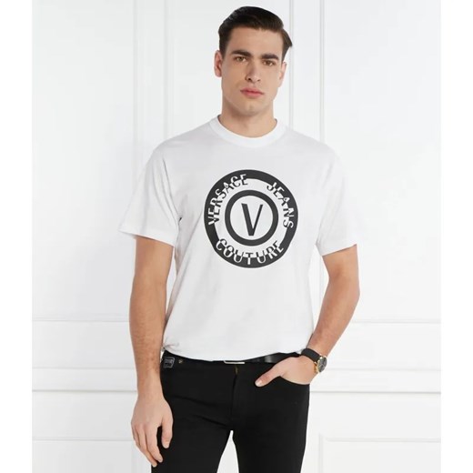 Versace Jeans Couture T-shirt SERIGRAFICHE | Regular Fit ze sklepu Gomez Fashion Store w kategorii T-shirty męskie - zdjęcie 184355958