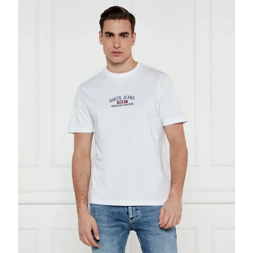 Guess Jeans T-shirt | Slim Fit ze sklepu Gomez Fashion Store w kategorii T-shirty męskie - zdjęcie 184356038