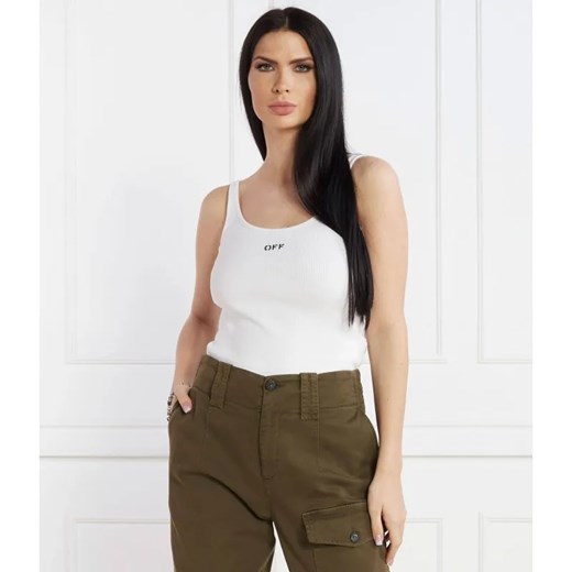 OFF-WHITE Top | Regular Fit ze sklepu Gomez Fashion Store w kategorii Bluzki damskie - zdjęcie 184356045