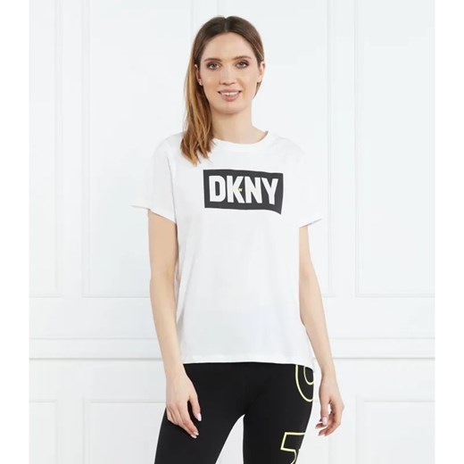 DKNY Sport T-shirt | Regular Fit ze sklepu Gomez Fashion Store w kategorii Bluzki damskie - zdjęcie 184356069