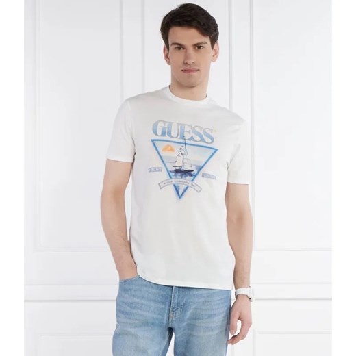 GUESS T-shirt | Regular Fit ze sklepu Gomez Fashion Store w kategorii T-shirty męskie - zdjęcie 184356117