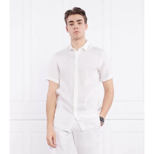 Armani Exchange Lniana koszula Regular Fit ze sklepu Gomez Fashion Store w kategorii Koszule męskie - zdjęcie 184356125