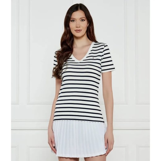 Tommy Hilfiger T-shirt CODY | Slim Fit ze sklepu Gomez Fashion Store w kategorii Bluzki damskie - zdjęcie 184356127