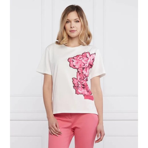 Weekend MaxMara T-shirt FUCHSIA | Regular Fit ze sklepu Gomez Fashion Store w kategorii Bluzki damskie - zdjęcie 184356188