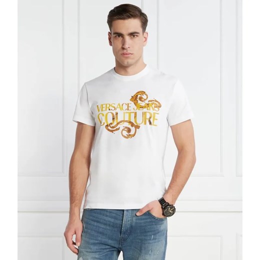 Versace Jeans Couture T-shirt | Slim Fit ze sklepu Gomez Fashion Store w kategorii T-shirty męskie - zdjęcie 184356196