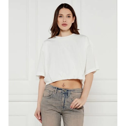 Pinko T-shirt TORRONE | Cropped Fit ze sklepu Gomez Fashion Store w kategorii Bluzki damskie - zdjęcie 184356245