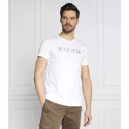 Tommy Hilfiger T-shirt HILFIGER NEW YORK | Slim Fit ze sklepu Gomez Fashion Store w kategorii T-shirty męskie - zdjęcie 184356255