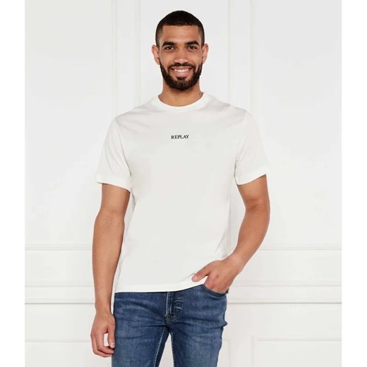 Replay T-shirt | Regular Fit ze sklepu Gomez Fashion Store w kategorii T-shirty męskie - zdjęcie 184356258