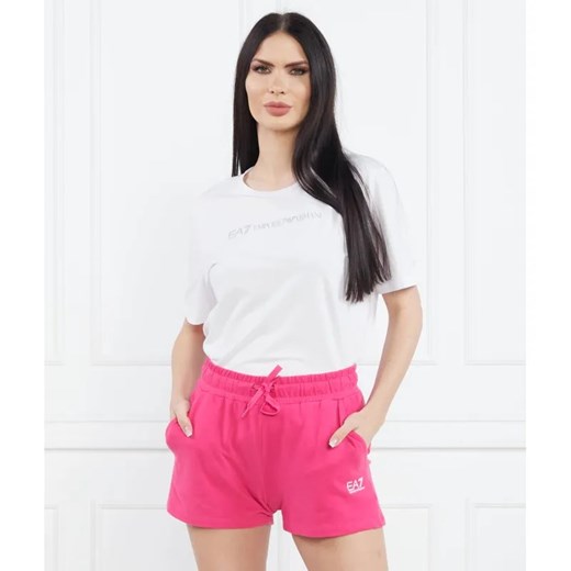 EA7 T-shirt | Oversize fit ze sklepu Gomez Fashion Store w kategorii Bluzki damskie - zdjęcie 184356457