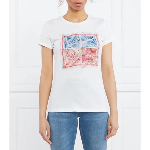 Liu Jo T-shirt | Slim Fit ze sklepu Gomez Fashion Store w kategorii Bluzki damskie - zdjęcie 184356535