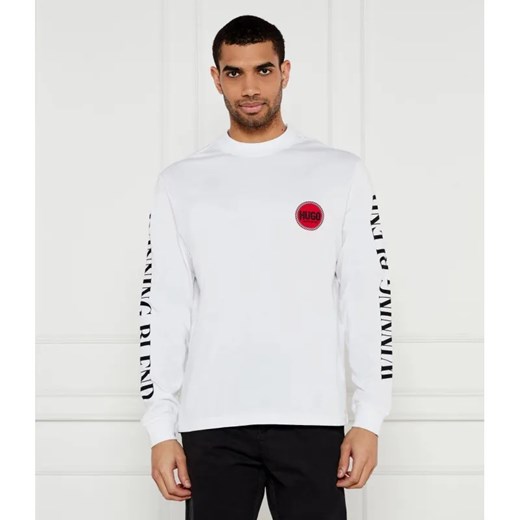 HUGO Longsleeve Dicruse | Regular Fit ze sklepu Gomez Fashion Store w kategorii T-shirty męskie - zdjęcie 184356555