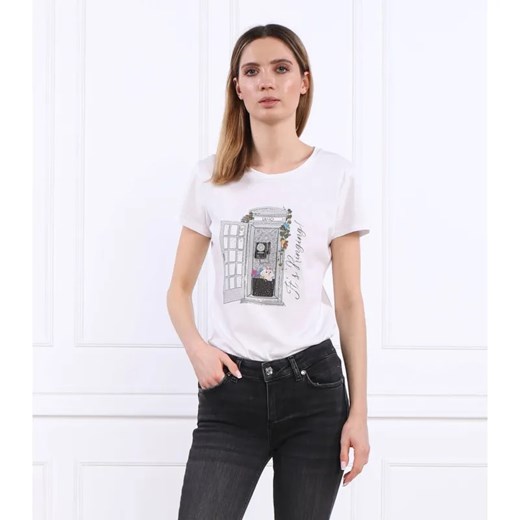 Liu Jo T-shirt | Regular Fit ze sklepu Gomez Fashion Store w kategorii Bluzki damskie - zdjęcie 184356559