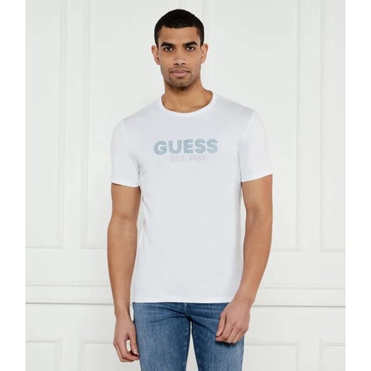GUESS T-shirt | Slim Fit ze sklepu Gomez Fashion Store w kategorii T-shirty męskie - zdjęcie 184356568
