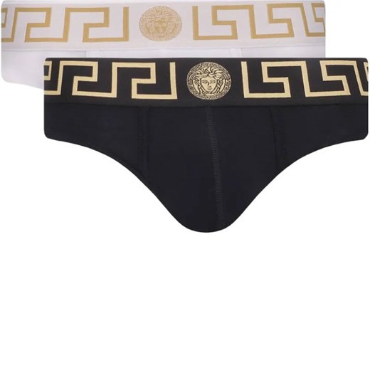 Versace Slipy 2-pack ze sklepu Gomez Fashion Store w kategorii Majtki męskie - zdjęcie 184356579