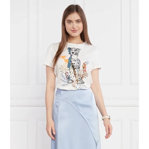 Marc Cain T-shirt | Regular Fit ze sklepu Gomez Fashion Store w kategorii Bluzki damskie - zdjęcie 184356588