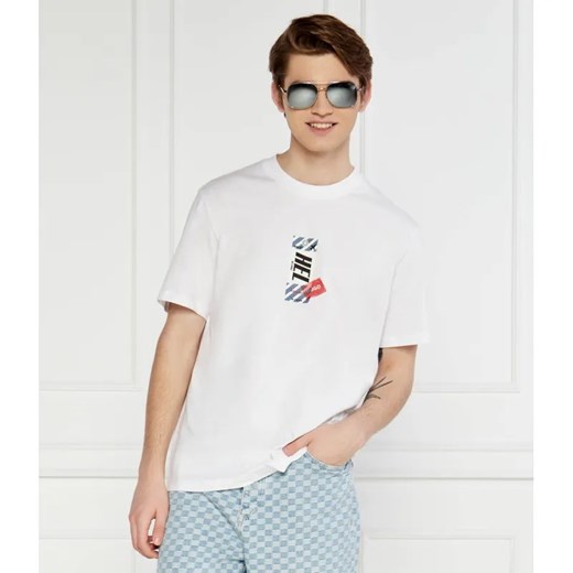 HUGO T-shirt | Regular Fit ze sklepu Gomez Fashion Store w kategorii T-shirty męskie - zdjęcie 184356589