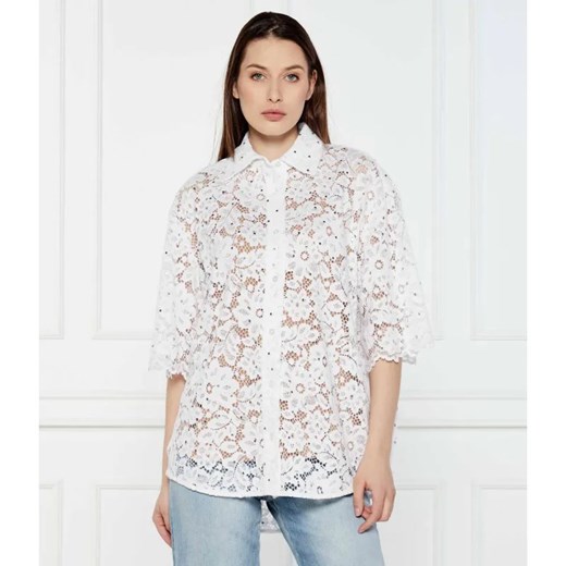 Michael Kors Koronkowa koszula | Loose fit ze sklepu Gomez Fashion Store w kategorii Koszule damskie - zdjęcie 184356607