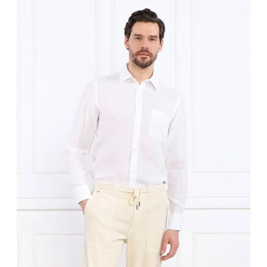 BOSS ORANGE Lniana koszula Relegant_6 | Regular Fit ze sklepu Gomez Fashion Store w kategorii Koszule męskie - zdjęcie 184356627